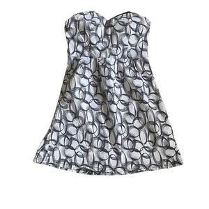 90s Mini Strapless Bodycon Dress